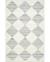 Livabliss Antho Vvat-2303 2'6"x8' Runner Area Rug In Cream,gray