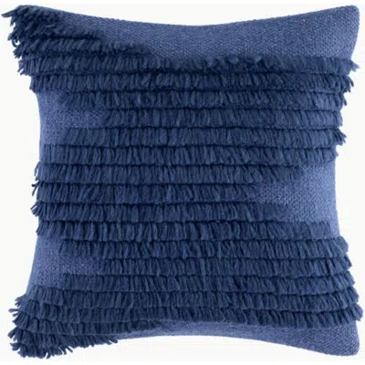 Livabliss Apache Apa-002 20"l X 20"w Accent Pillow Cover And Insert In Blue