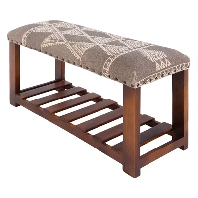 Livabliss Asmara Bench In Brown
