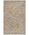 Livabliss Athena Ath-5060 Taupe 5' X 8' Area Rug In Brown