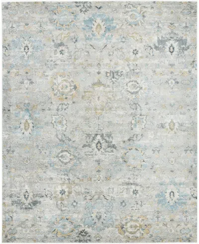 Livabliss Avellino 528113 5'3"x7' Area Rug In Light Gray
