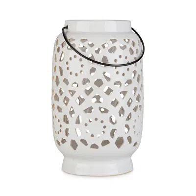Livabliss Avery Lantern In White