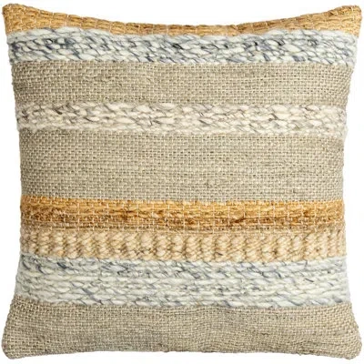 Livabliss Boundary Cotton Throw Pillow Square Pillow In Pillow Cover Only - No Insert