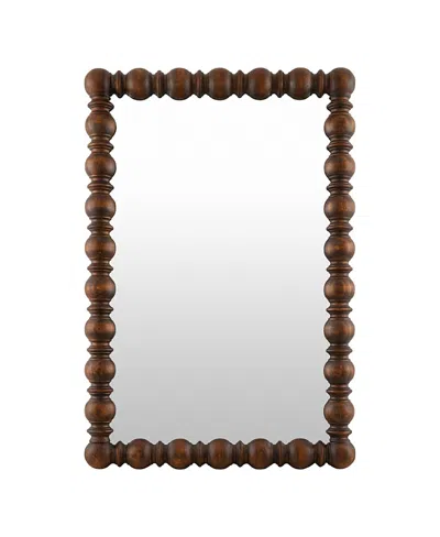Livabliss Brennan Accent Mirror, 36h In Brown