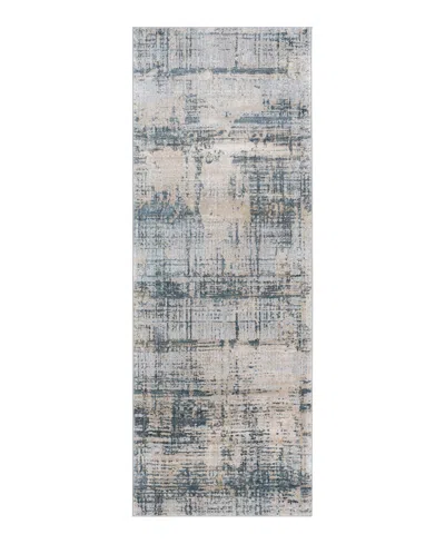 Livabliss Brunswick Bwk-2300 2'7" X 10' Runner Area Rug In Gray