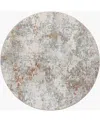 Livabliss Brunswick Bwk-2323 7'10"x7'10" Round Area Rug