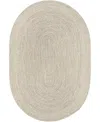 Livabliss Chesapeake Bay Cpk2303ov 6' X 9' Oval Outdoor Area Rug In Gray