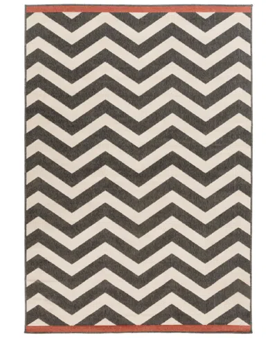 Livabliss Closeout!  Alfresco Alf-9646 Black 2'3" X 4'6" Area Rug, Indoor/outdoor