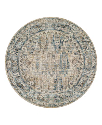 Livabliss Closeout!  Mirabel Mbe-2302 7'10" X 7'10" Round Area Rug In Gray