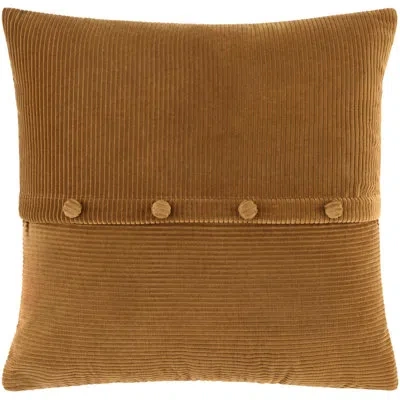 Livabliss Corduroy Quarters  Accent Pillow Cover & Insert In Pillow Cover Only - No Insert,brown