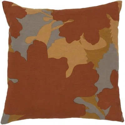 Livabliss Cotton Throw Pillow In Cobble Stone,parchment,dark Taupe