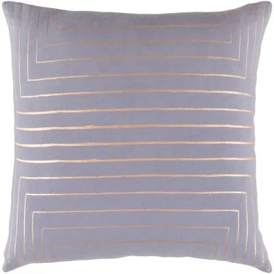 Livabliss Crescent Cotton Throw Pillow In Gray,pillow Cover Only