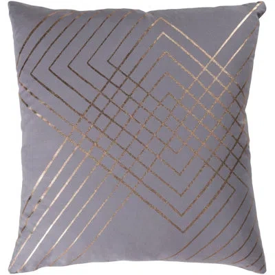 Livabliss Crescent Geometric Cotton Lumbar Pillow Cover