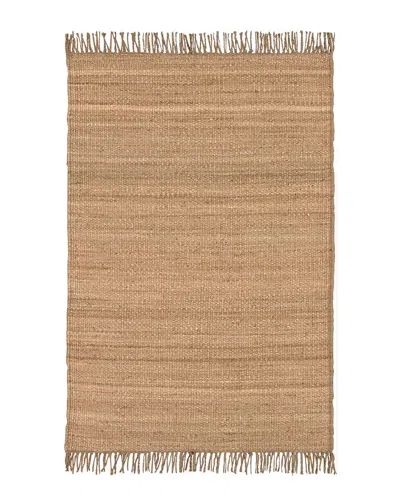 Livabliss Dnu Surya Jute Natural Hand-woven Rug In Nude