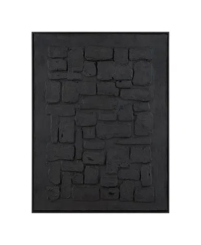 Livabliss Earthen Framed Art In Black