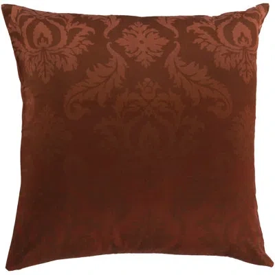 Livabliss Elizabeth Cotton Pillow Cover In Garnet,camel
