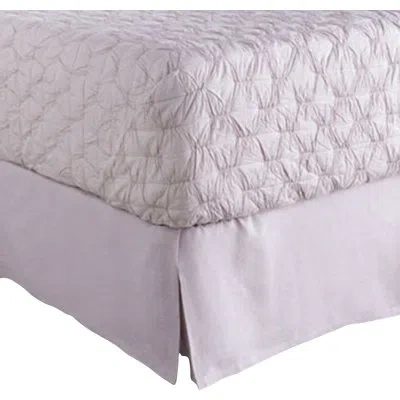 Livabliss Evelyn 15" Bed Skirt In Purple