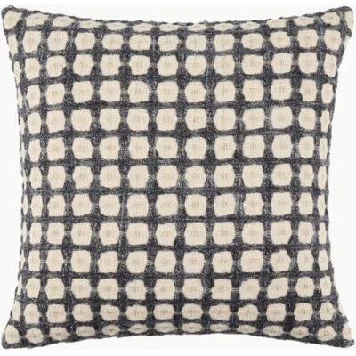 Livabliss Faggiano Fgg-001 20"l X 20"w Accent Pillow In Blue;black;cream