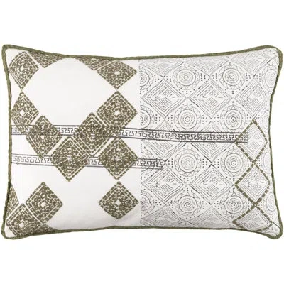 Livabliss Fidel Cotton Geometric Lumbar Pillow
