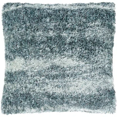 Livabliss Flokati Throw Pillow In Gray,pillow Cover Only - No Insert