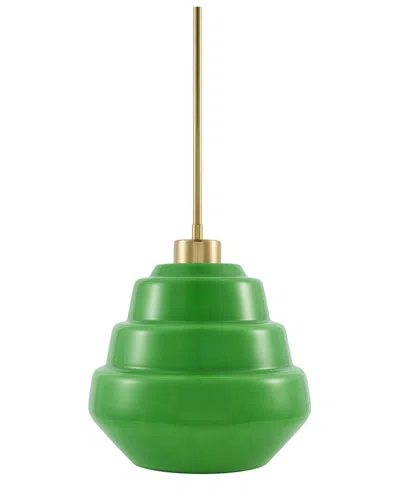 Livabliss Florie Pendant In Green