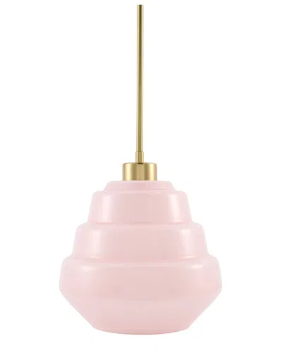 Livabliss Florie Pendant In Pink