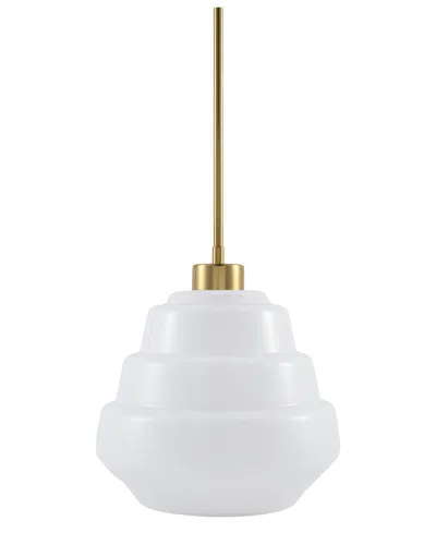 Livabliss Florie Pendant In White