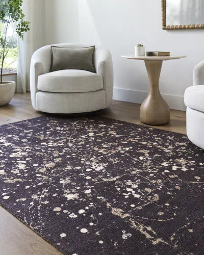 Livabliss Galey Alix X  Janek Charcoal Rug