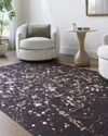 Livabliss Galey Alix X  Janek Charcoal Rug In Black