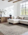 Livabliss Galey Alix X  Maria Elena Beige Rug In White