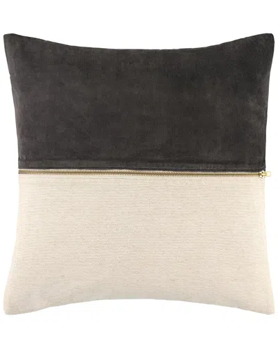 Livabliss Galey Alix X  San Marco Accent Pillow In Gray