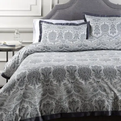 Livabliss Griffin Single Duvet Cover In Gray