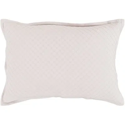 Livabliss Hamden Cotton Lumbar Pillow In Poly Fill,blush