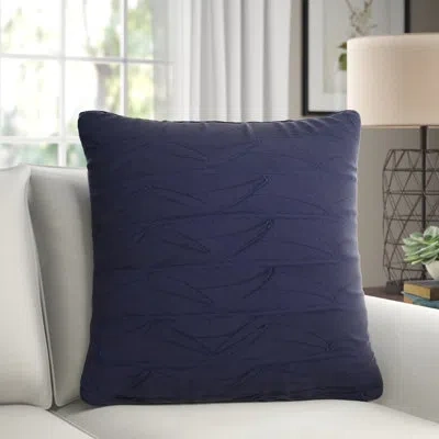 Livabliss Huckaby Cotton Striped Throw Pillow In Pillow Cover Only,dark Red