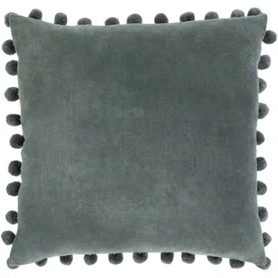 Livabliss Hysell Square Cotton Pillow Cover In Camel