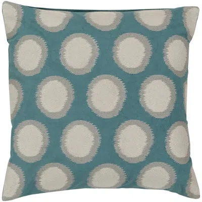 Livabliss Ikat Dots Linen Pillow Cover In Lime