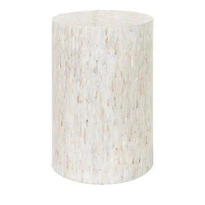 Livabliss Iridescent End Table In Animal Print