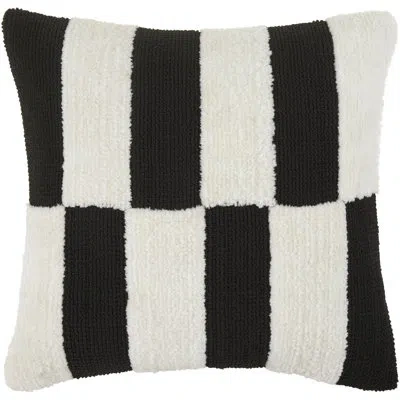 Livabliss Juggernaut Accent Pillow In Pillow Cover Only - No Insert,white