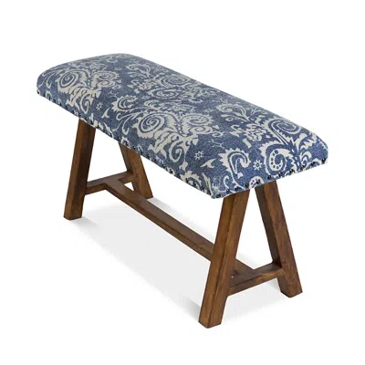 Livabliss Kanpur Bench In Blue