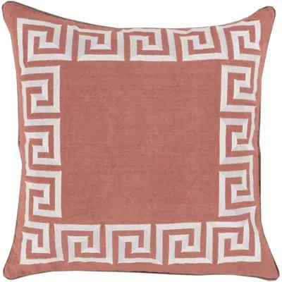 Livabliss Key Linen Pillow Cover In Burnt Orange,taupe