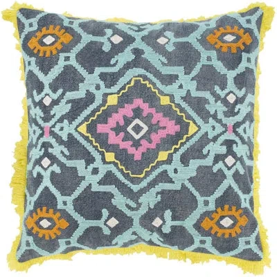 Livabliss Kiko Cotton Throw Pillow In Polyester,polyfill