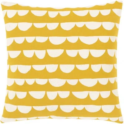 Livabliss Lachen Square Cotton Pillow Cover & Insert In Pillow Cover Only - No Insert