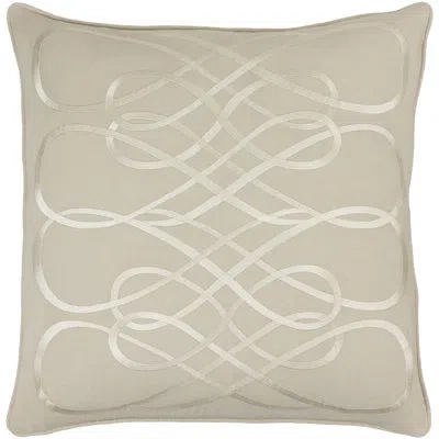 Livabliss Leah Linen Throw Pillow Cover In Beige