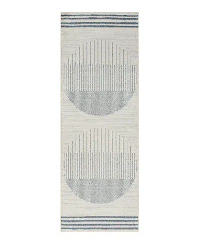 Livabliss Lillian Machine Washable Lll2315 2'7" X 7'3" Runner Area Rug In Gray
