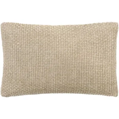 Livabliss Linen Blend Lumbar Rectangular Pillow Cover & Insert In Polyester,polyfill
