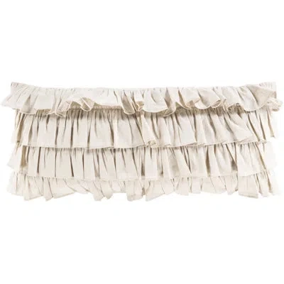 Livabliss Linen Lumbar Pillow Cover In Ivory