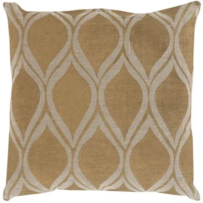 Livabliss Linen Pillow Cover In Metallic,brown,no Fill