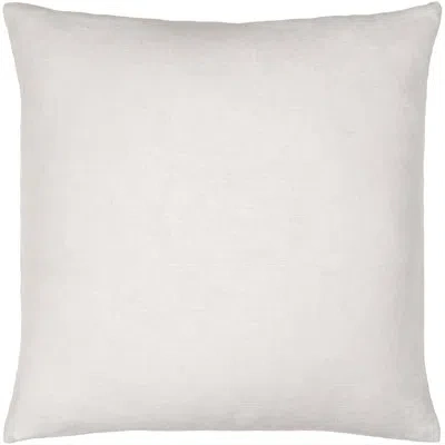 Livabliss Linen Solid Pillow Cover & Insert Lumbar Down In Light Beige