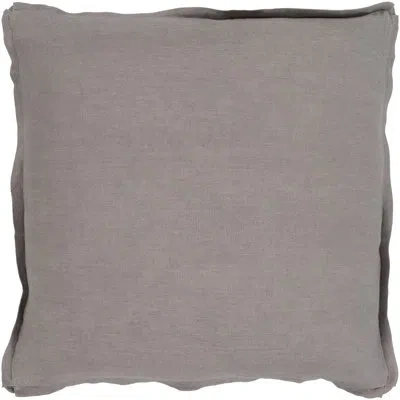 Livabliss Linen Throw Pillow Cover In Taupe