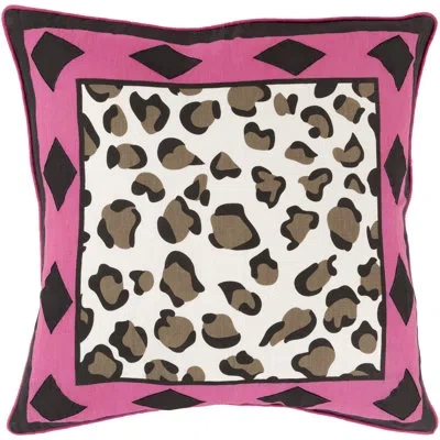 Livabliss Linen Throw Pillow In Hot Pink,down